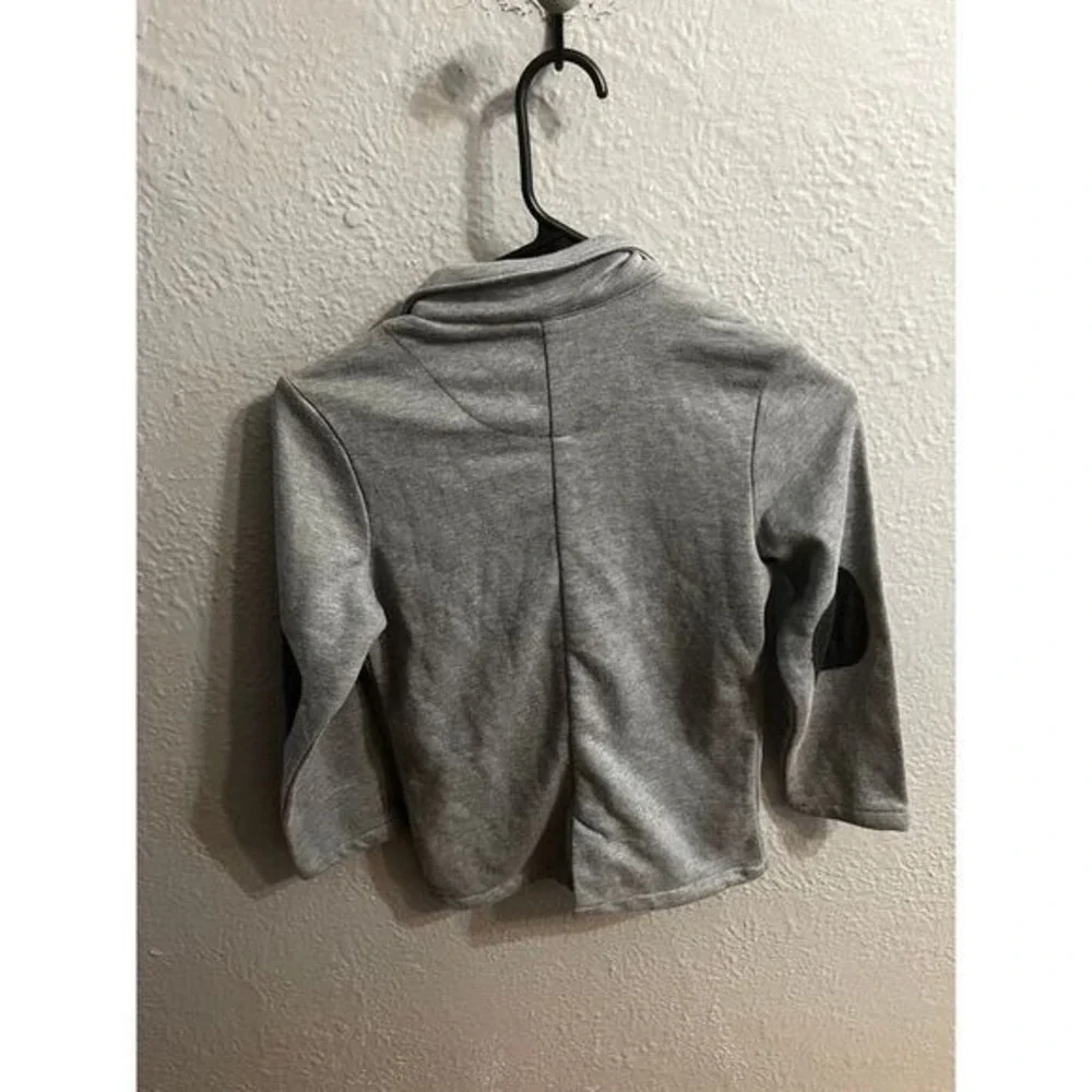 Boys gray jacket button up size 8‎